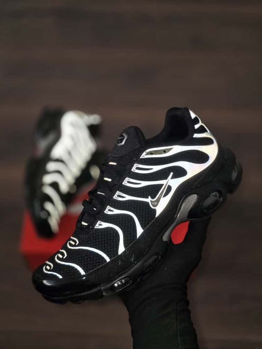 Nike TN Negro Plata Reflectivo