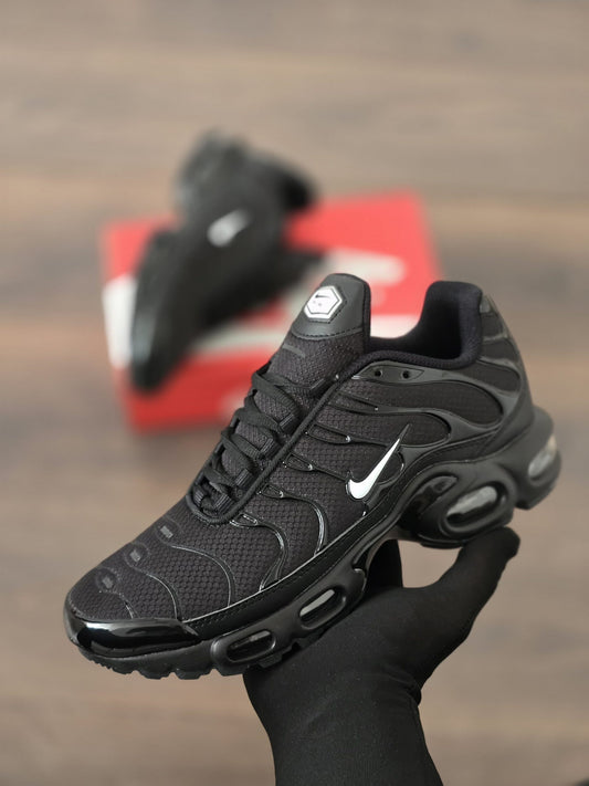 Nike TN Negro Logo Blanco