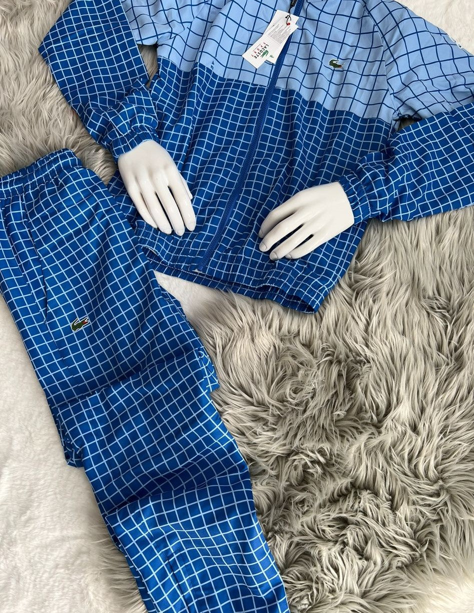 Chandal Lacoste Azul Blanco