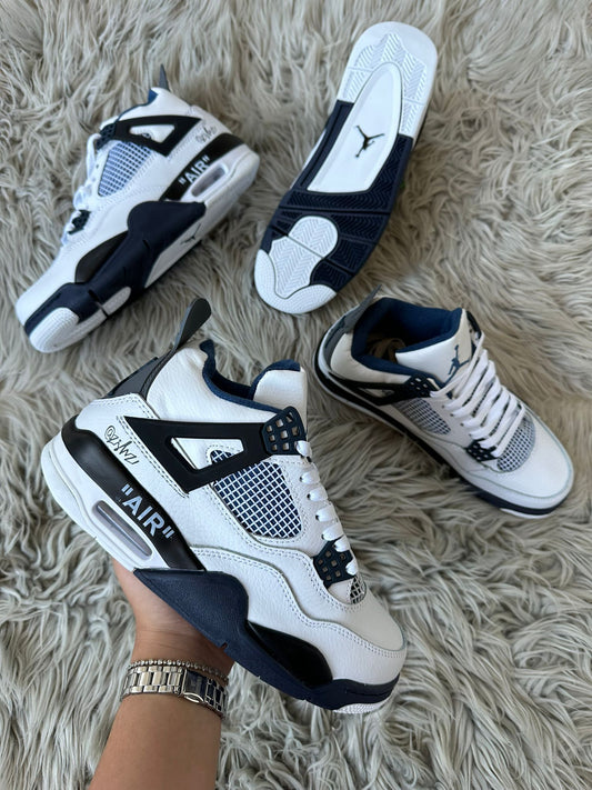 Jordan Retro 4 X Off White ¨White Blue¨