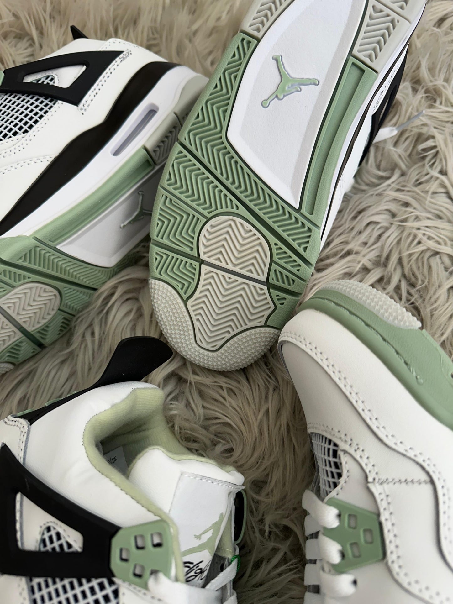 Jordan Retro 4 Espuma de mar