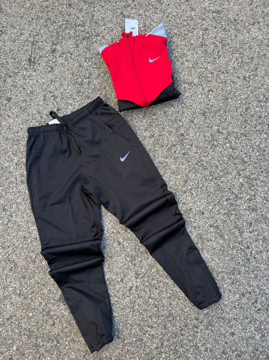 Chandal Nike Miler Negro Rojo