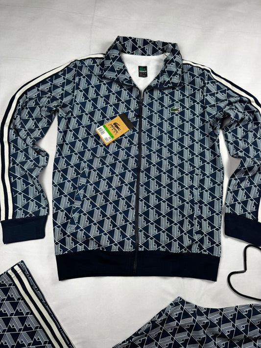 Chandal Lacoste Monograma Azul Oscuro