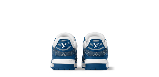 Louis Vuitton Trainer Blanco Azul