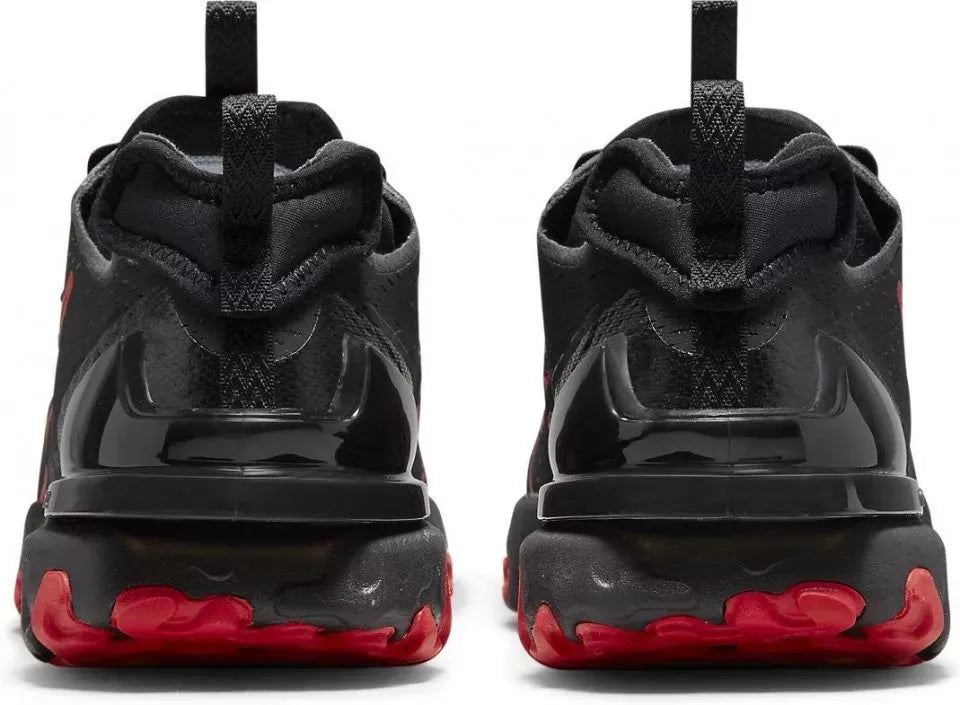Nike React Vision Negro Logo Rojo