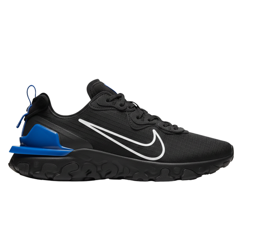 Nike React Vision Negro Azul Tela