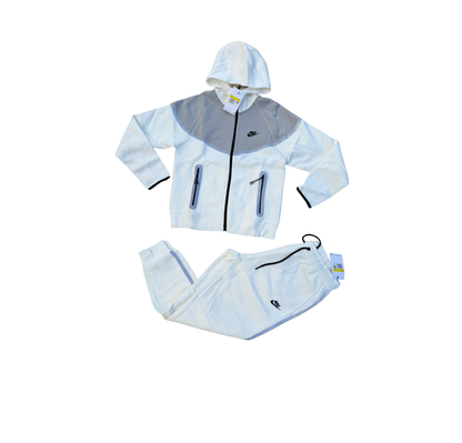 Chandal Nike Tech Eléctrico Blanco Gris