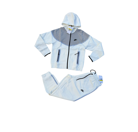 Chandal Nike Tech Eléctrico Blanco Gris