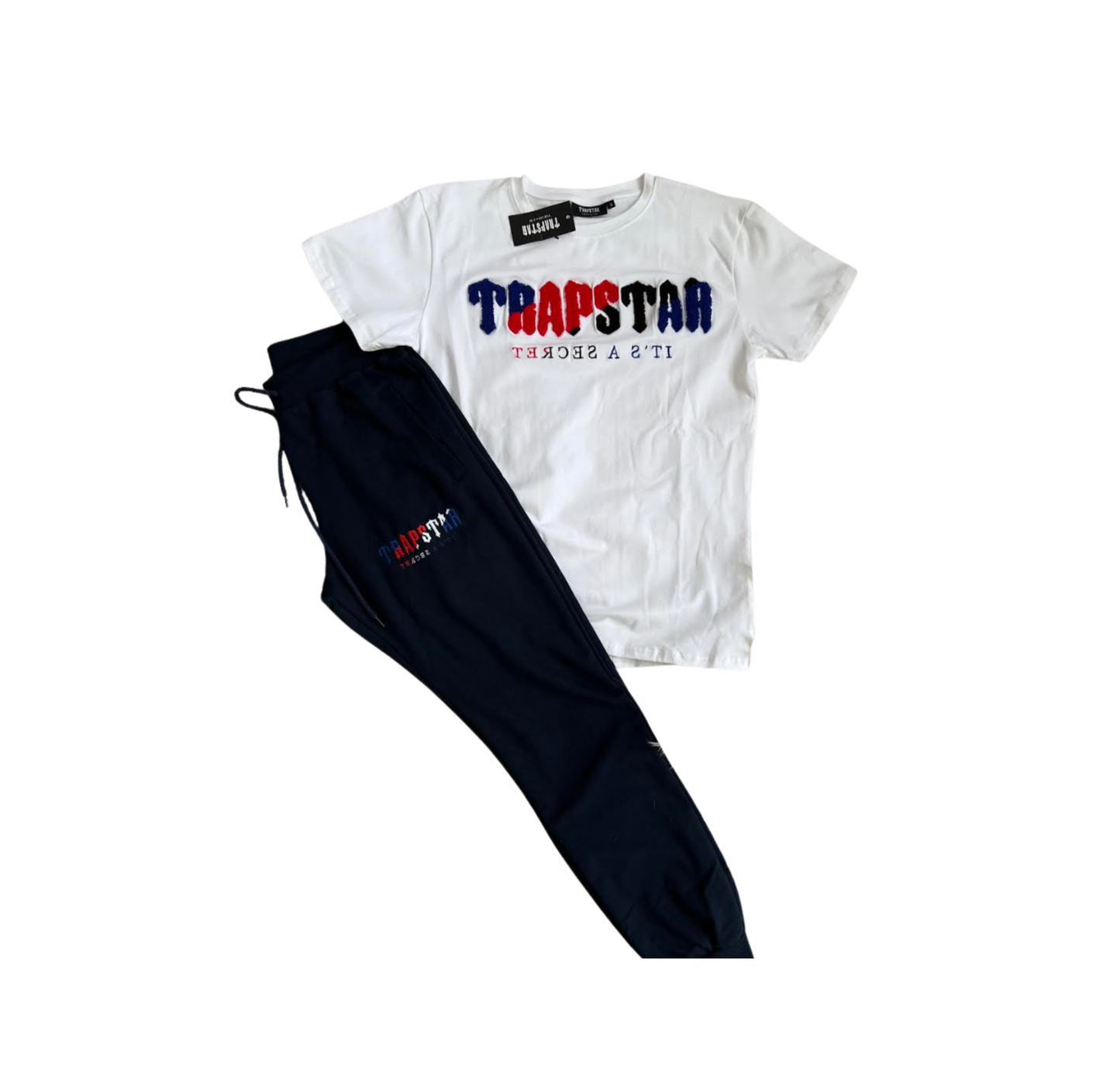 Chandal Trapstar Negro Blanco