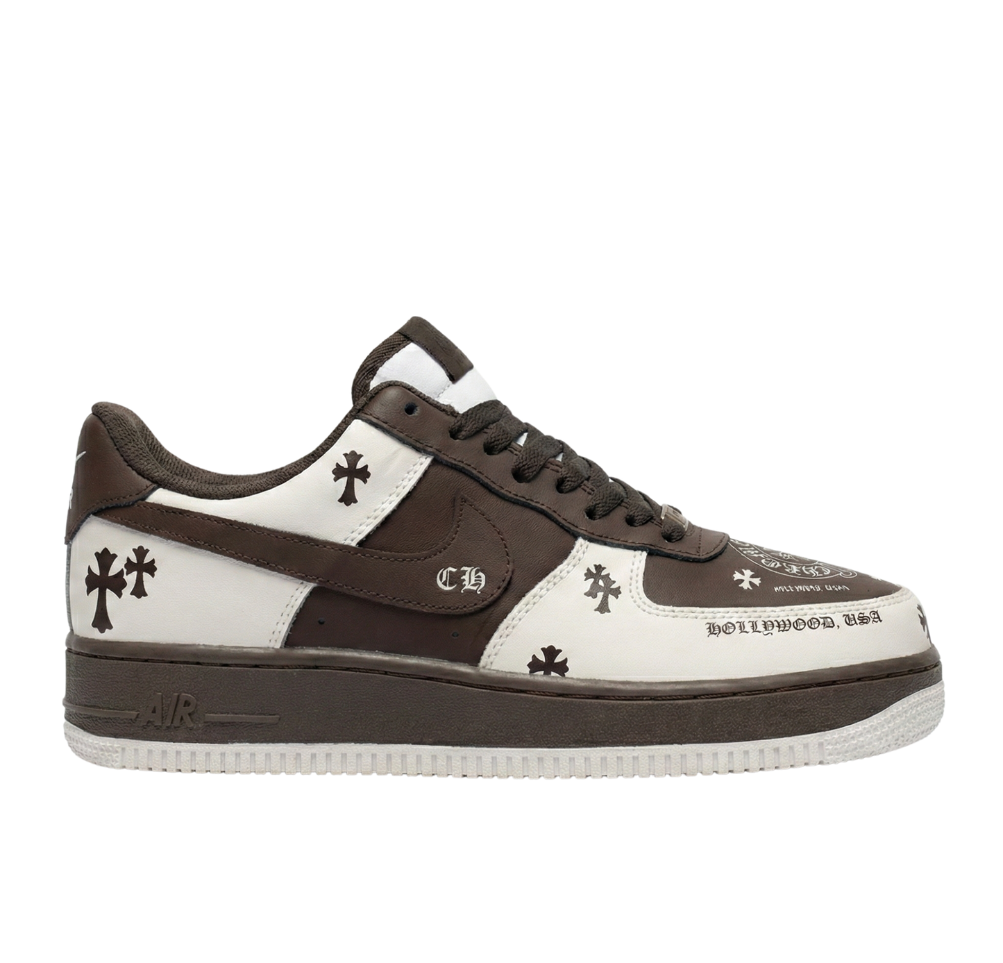 Nike Air Force Chrome Hearts Marrón