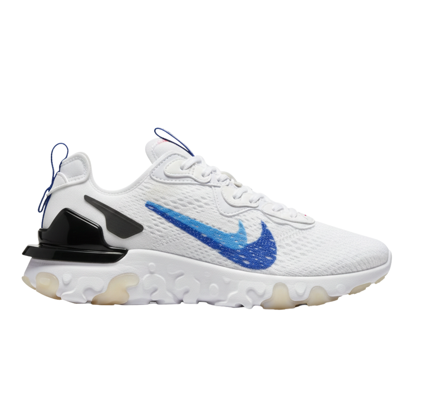 Nike React Vision Blanco Azul Doble Logo
