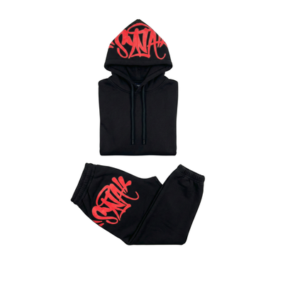 Chandal Syna World Negro Rojo