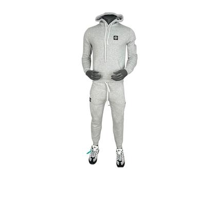 Chandal Stone Island Gris Logo