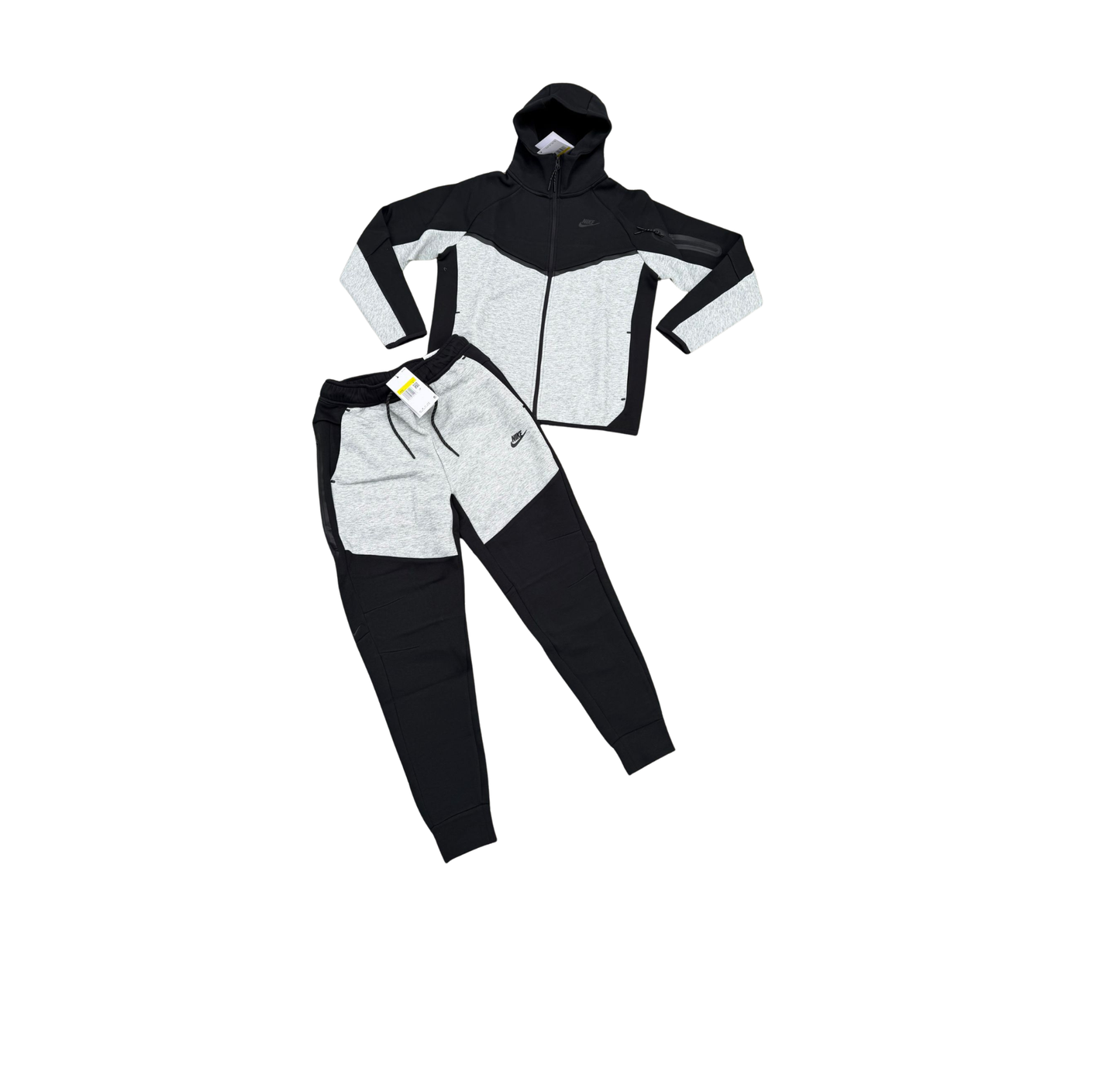 Chandal Nike Tech Retro Negro Gris Claro
