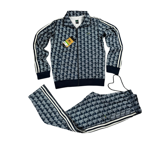 Chandal Lacoste Monograma Azul Oscuro