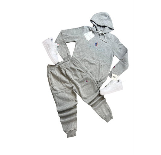 Chandal Moncler Gris Humo