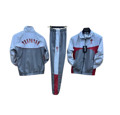 Chandal Trapstar Gris Rojo