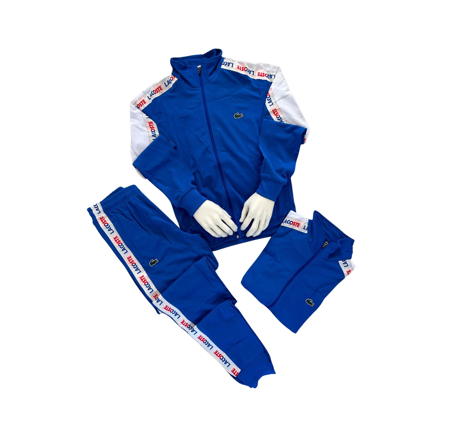 Chandal Lacoste Azul Blanco