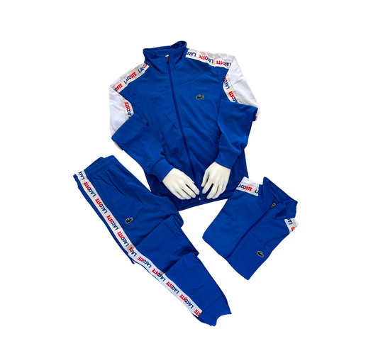 Chandal Lacoste Azul Blanco