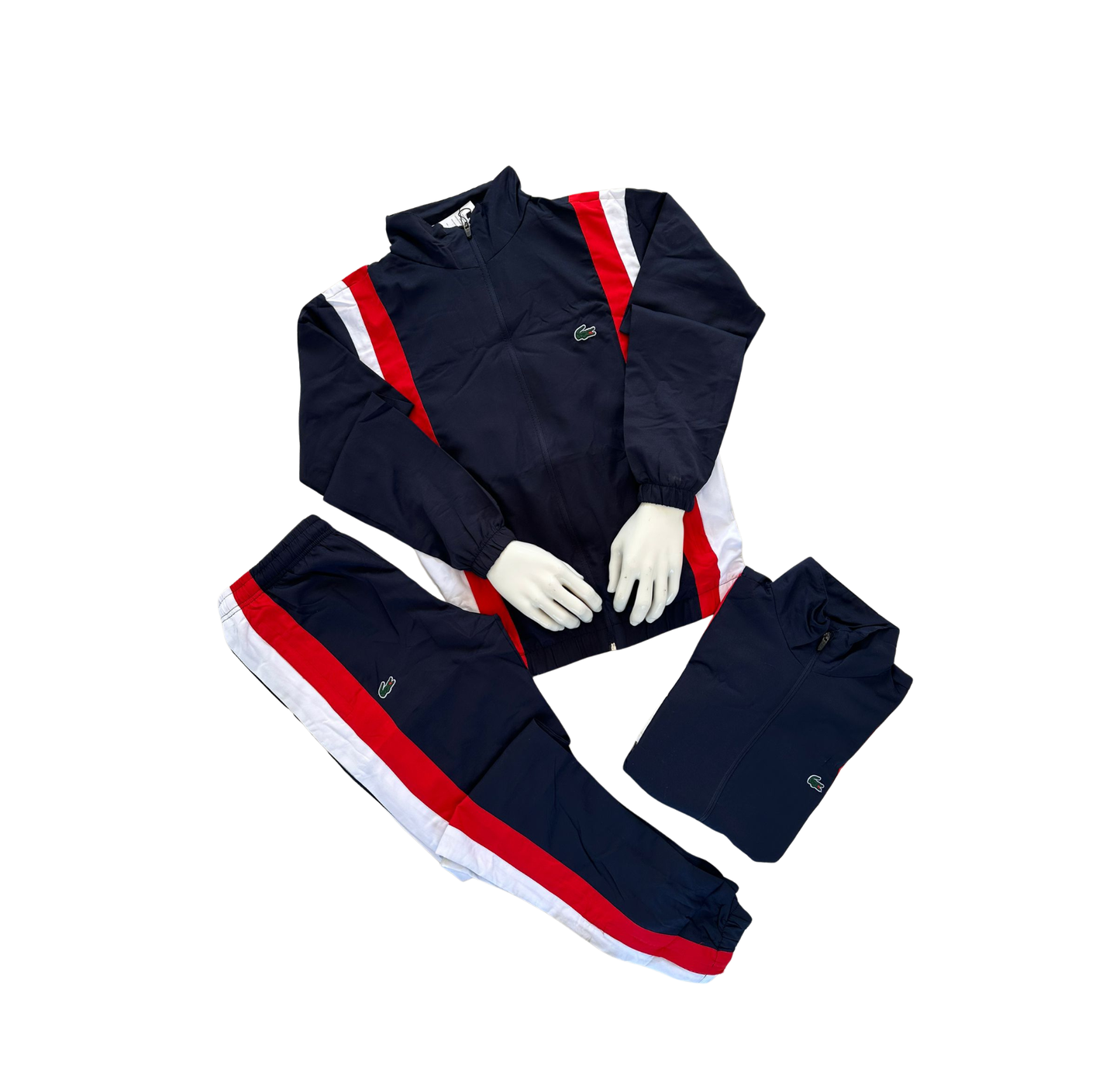 Chandal Lacoste Azul Rojo Blanco