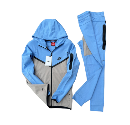 Chandal Nike Tech Doble Azul Gris