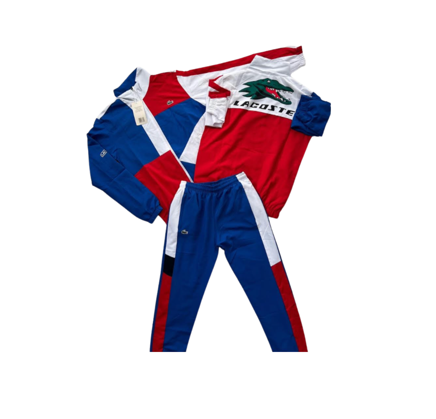 Chandal Lacoste Azul Rojo
