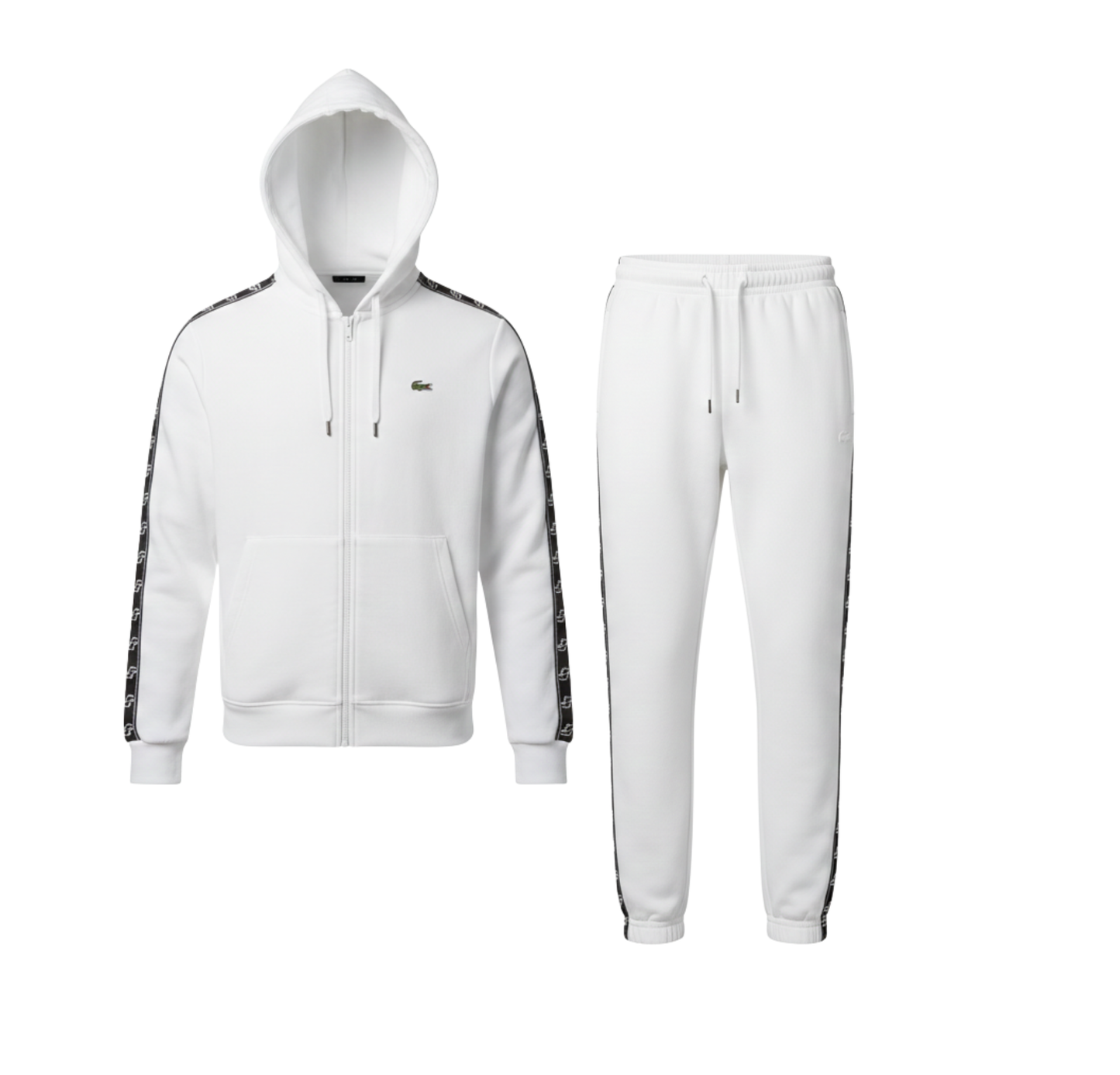 Chandal Lacoste Blanco Con Cierre