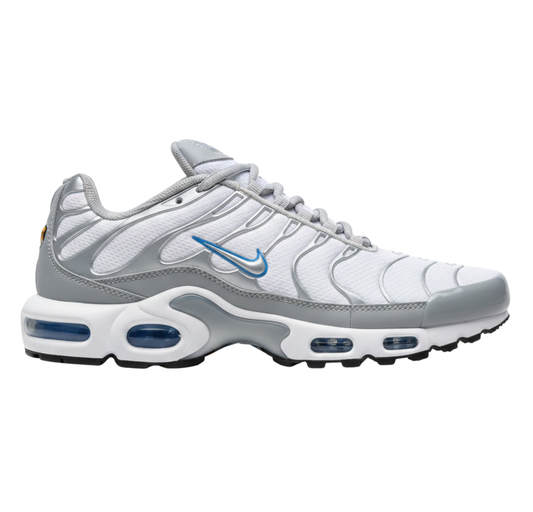 Nike TN Blanca Gris Logo Azul