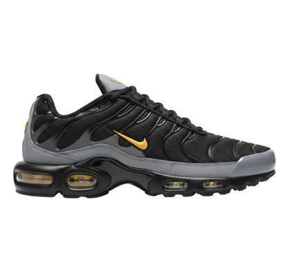 Nike TN Negra Gris Logo Amarillo