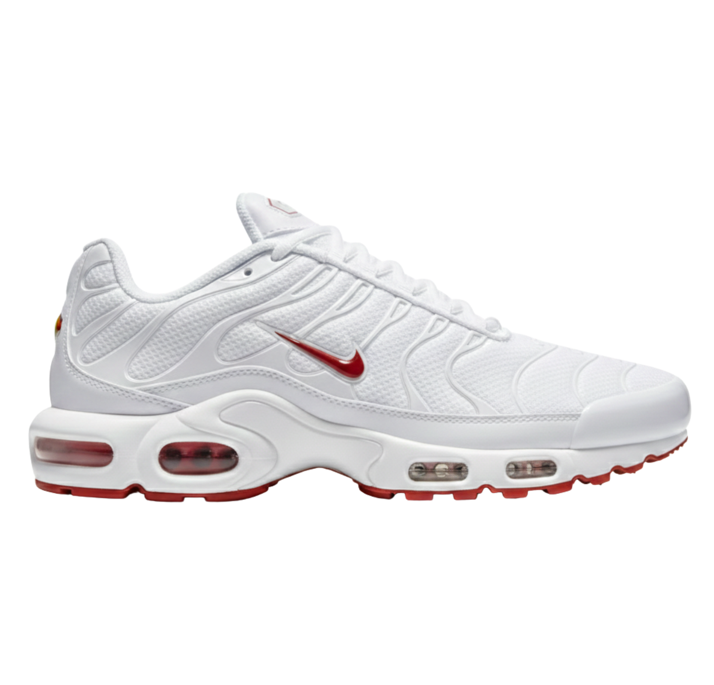 Nike TN Blanco Logo Rojo