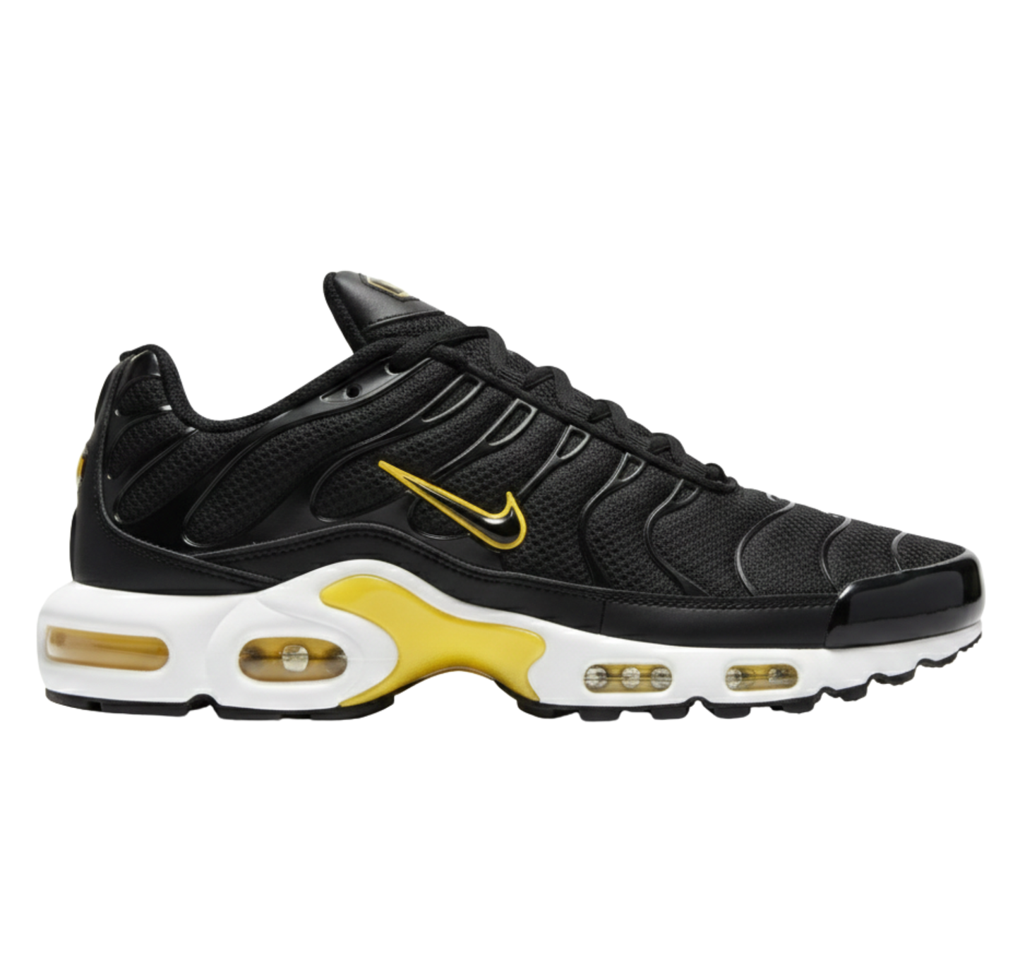 Nike TN Negro Logo Amarillo