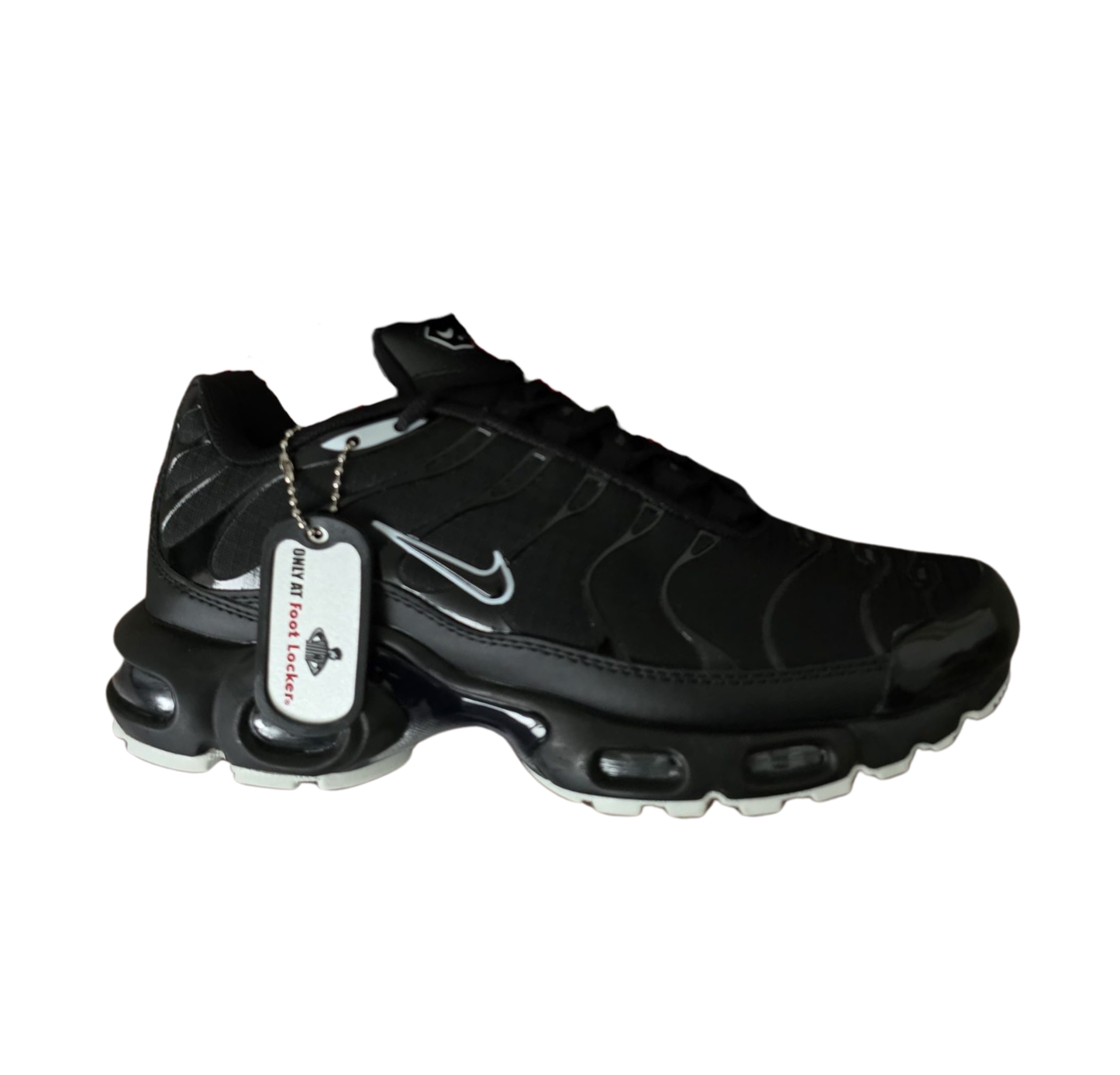 Nike TN Negro Logo Blanco Suela Blanca