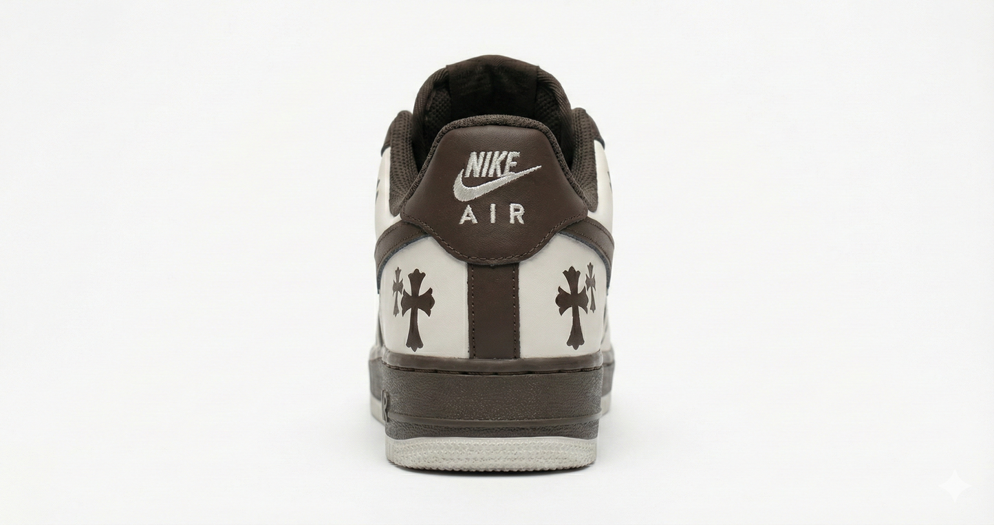 Nike Air Force Chrome Hearts Marrón