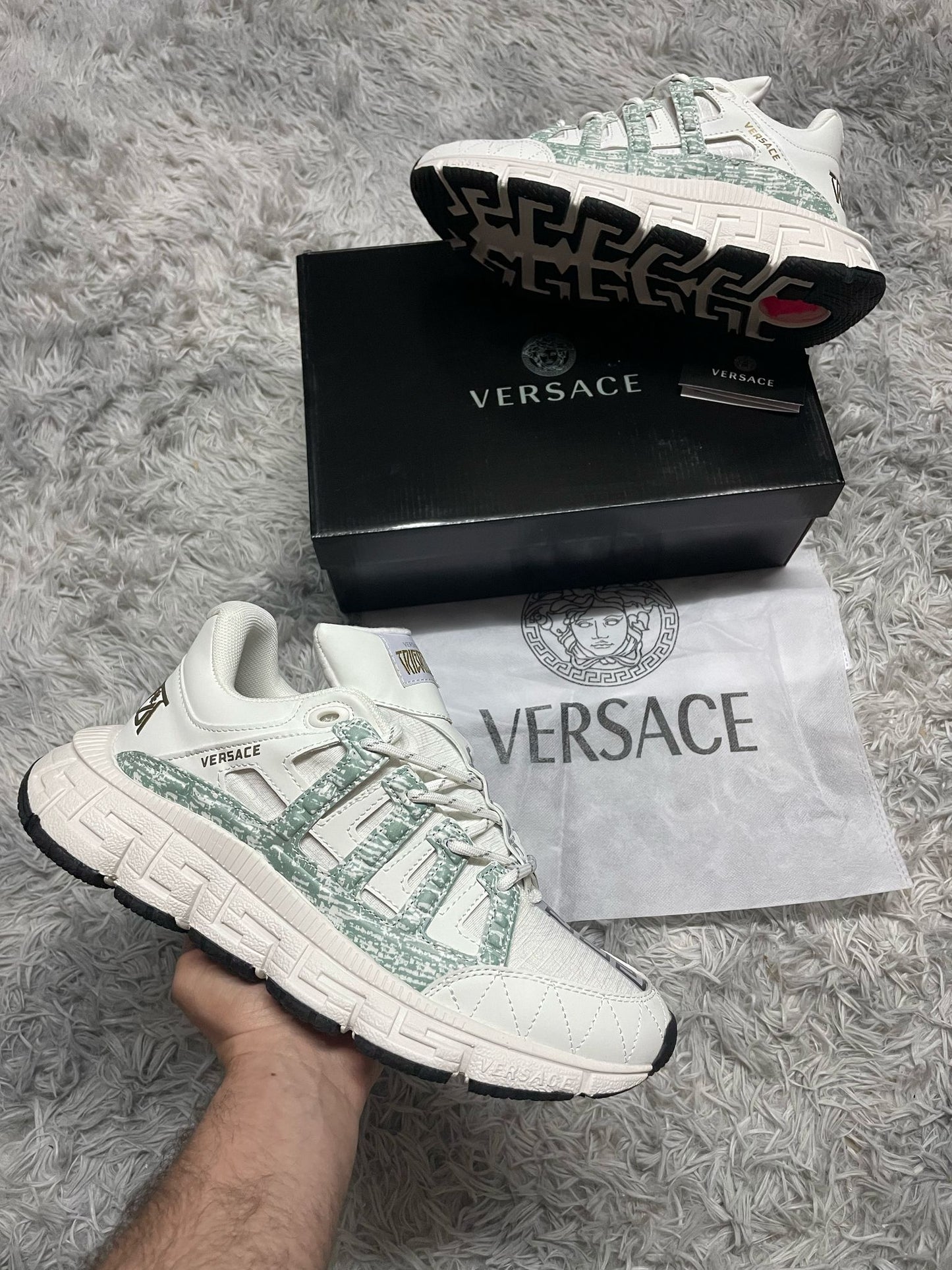 Versace Trigeca Blanco