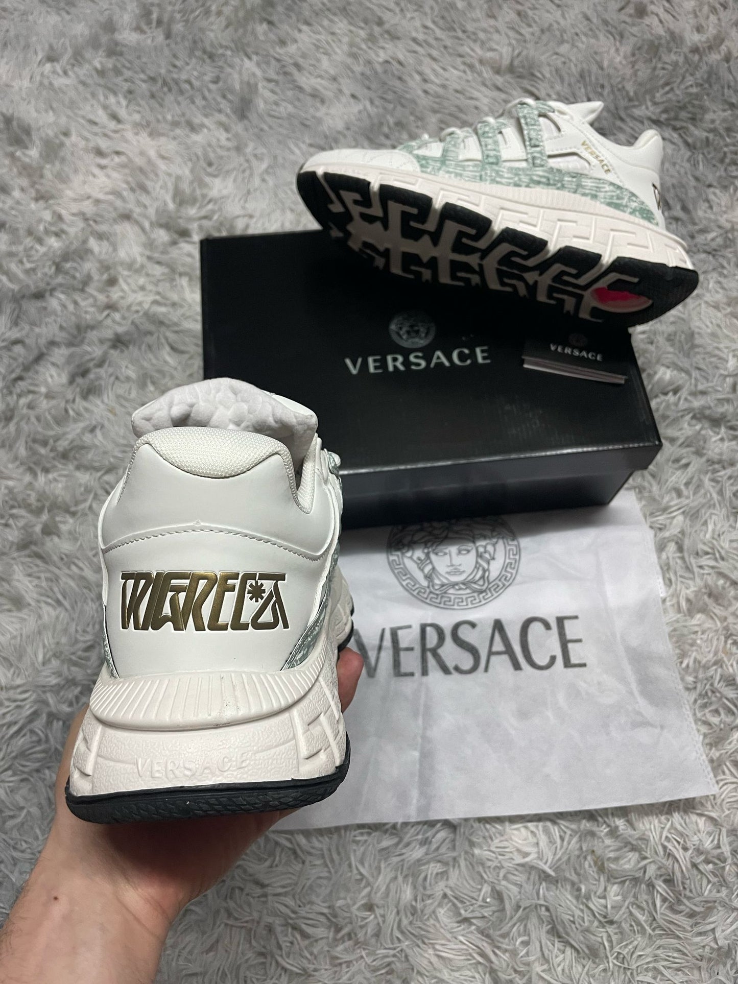 Versace Trigeca Blanco
