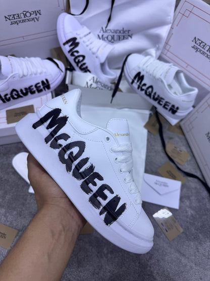 Alexander Mcqueen Blanco Grafiti
