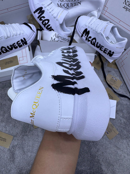 Alexander Mcqueen Blanco Grafiti