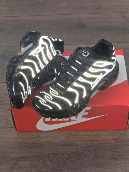 Nike TN Negro Plata Reflectivo