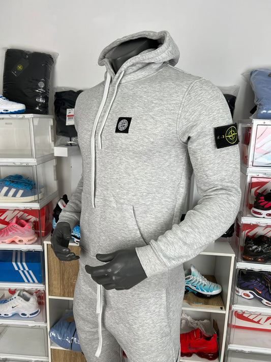 Chandal Stone Island Gris Logo