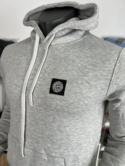 Chandal Stone Island Gris Logo