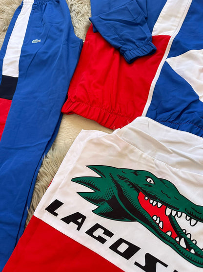 Chandal Lacoste Azul Rojo