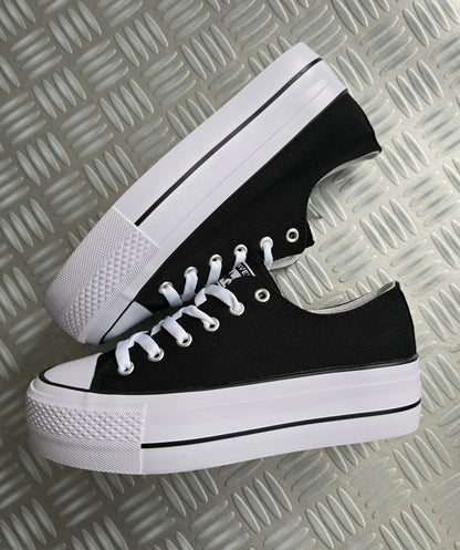 Converse Negro Tela