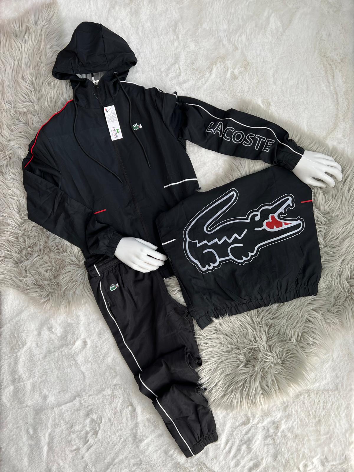 Chandal Lacoste Negro