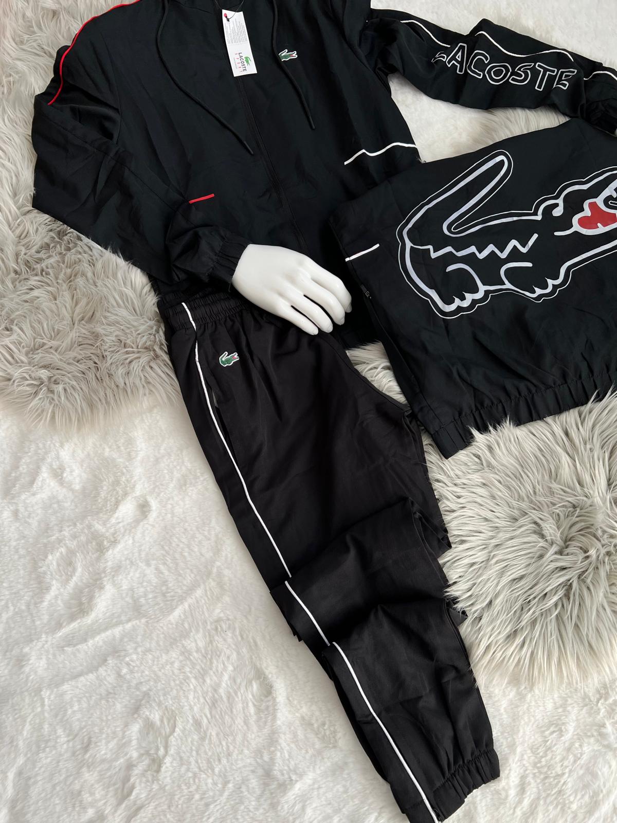 Chandal Lacoste Negro