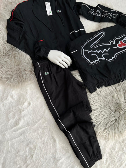 Chandal Lacoste Negro