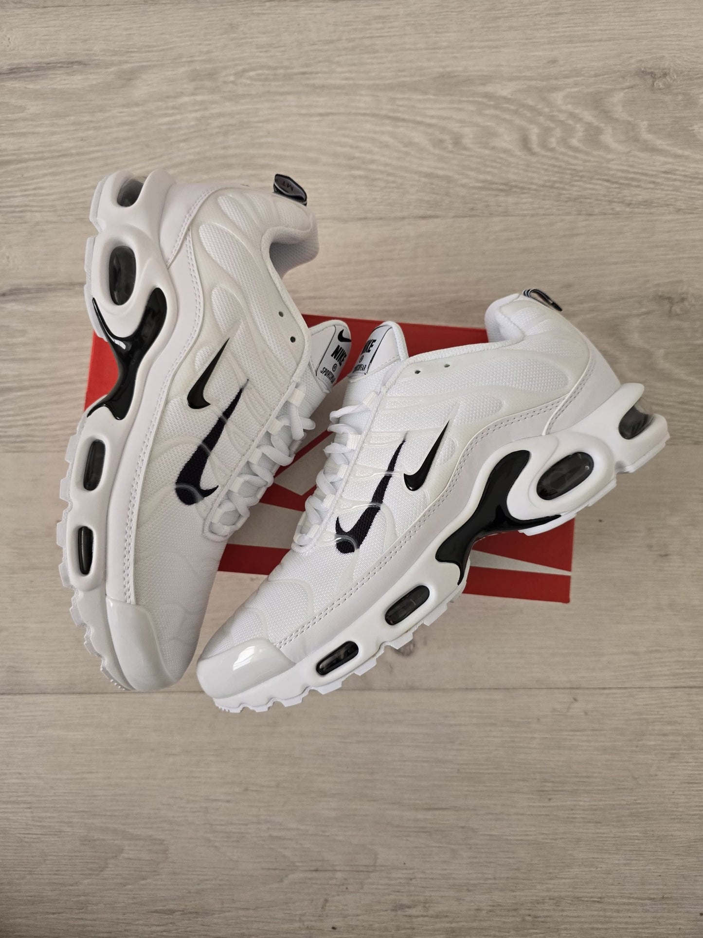 Nike TN Blanco Doble Logo Negro