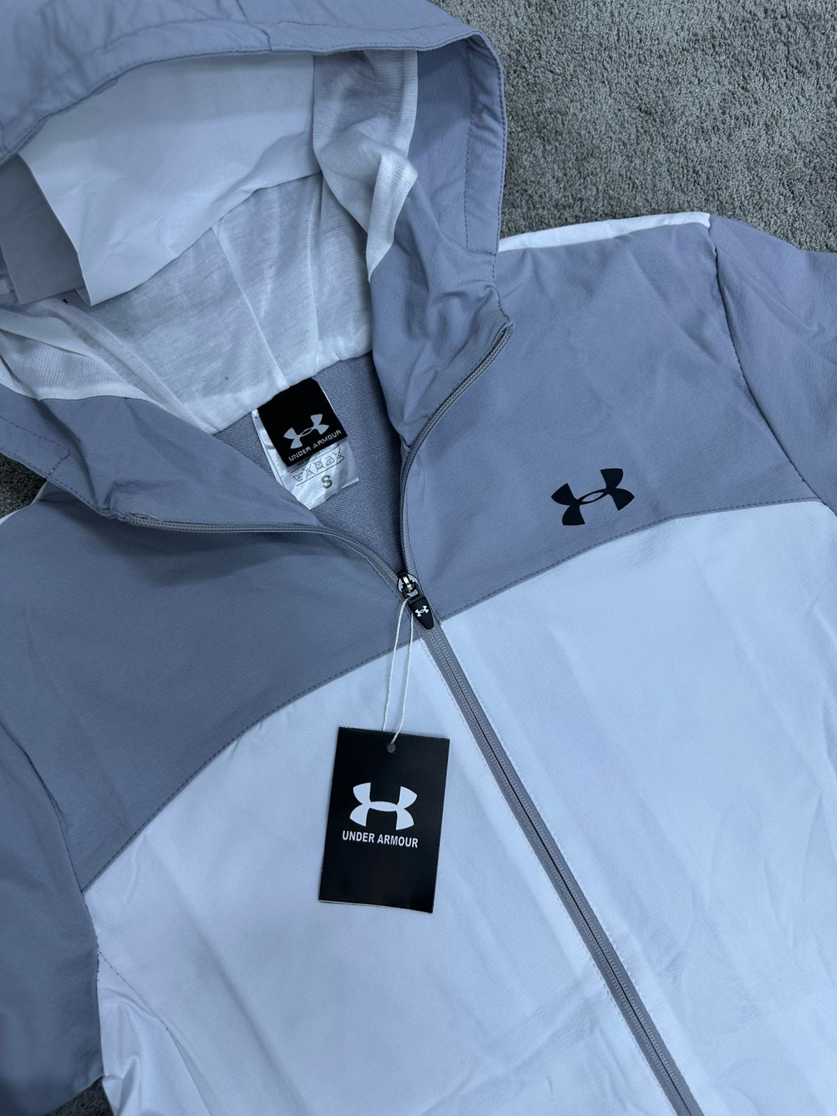 Chandal Under Armour Blanco Gris