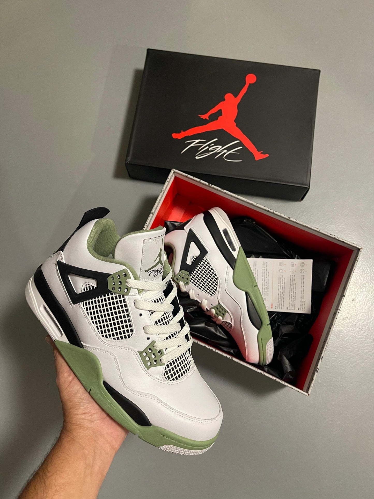 Jordan Retro 4 Espuma de mar