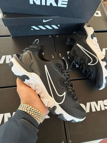 Nike React Vision Negro Blanco Tela