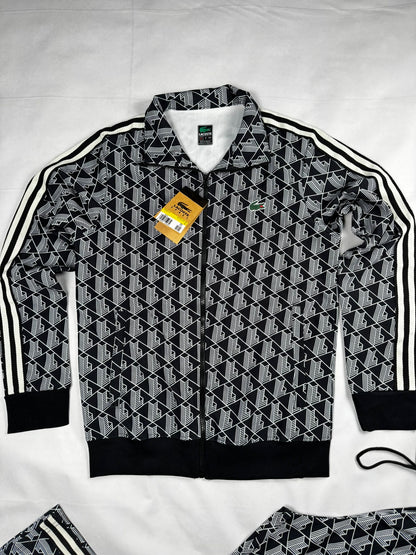 Chandal Lacoste Monograma Negro